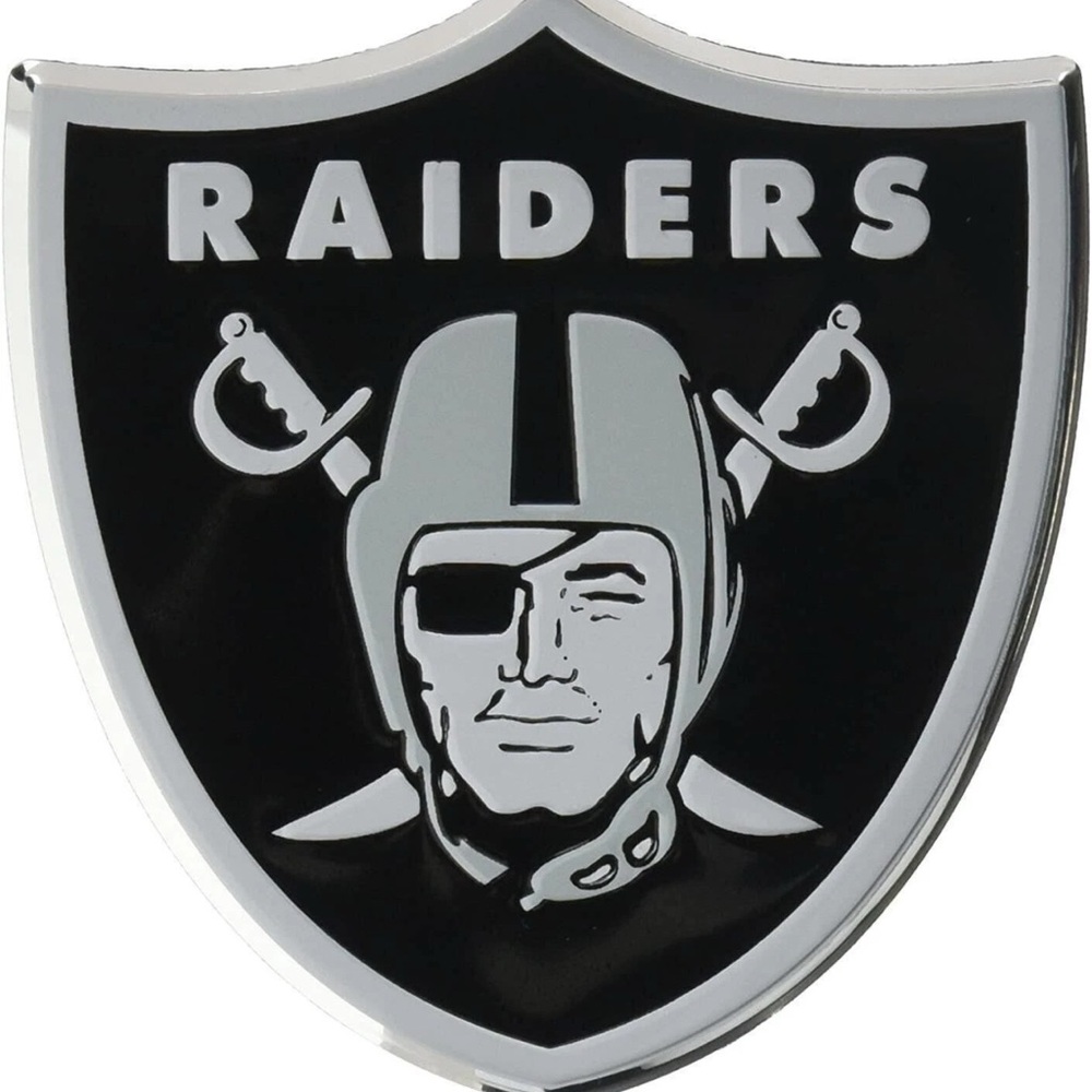 Raiders Black and Silver Emblem